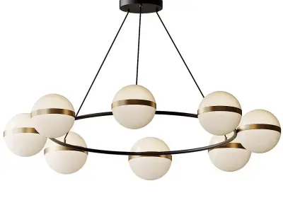 Tagliato LED Chandelier by Alora Lighting 3D model