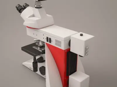 Leica DM Microscope 3D model