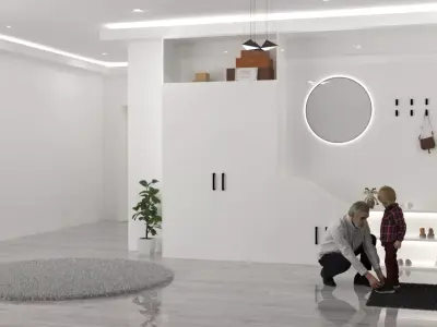 domus introitus Low-poly 3D model