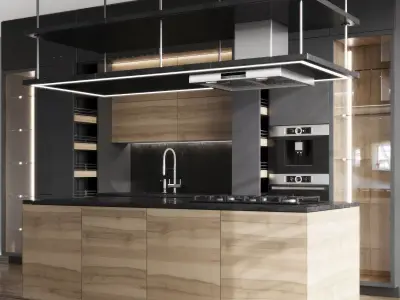 Kitchen 069 3D model