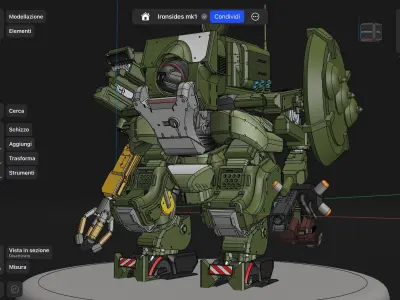 Ironside mech 3D model