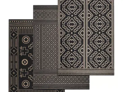 Rug Set 1601 3D model