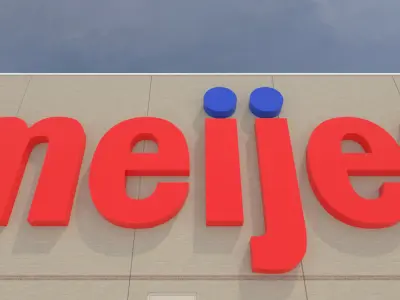 Retail-003-Meijer store 3D model