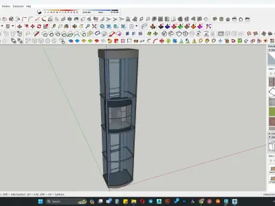 lift area 3d model 3D model