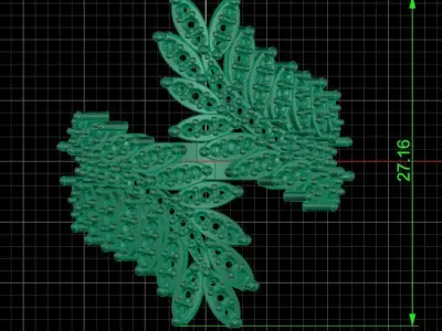 Jewelry ring 162 3D print model