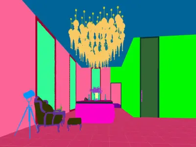 Business Restaurant - Coffee - Banquet  23 3D model