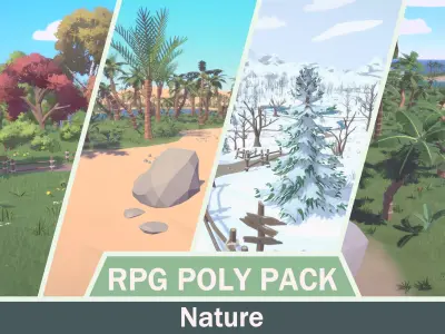 RPG Poly Pack - Nature Low-poly 3D model