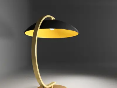 Adriana Bedside Lamp-lampshade Low-poly 3D model