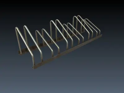 Low-Poly Homeless Place Pack Low-poly 3D model