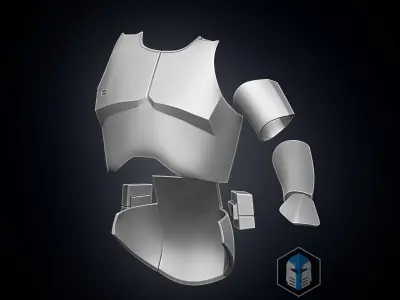 Phase 2 Clone Trooper Armor 3D print model