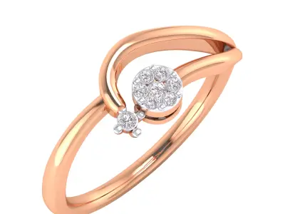 Women Ring Render 3dm STL MTL OBJ FBX Details 3D print model get