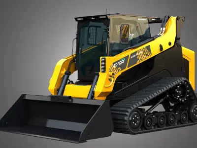 VT-100 Compact Track Loader - Bucket 3D model