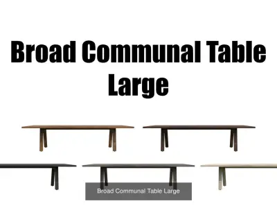Broad Communal Table Pack