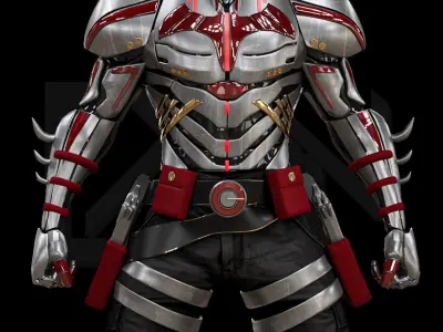 Red Hood Red Ronin 3D model