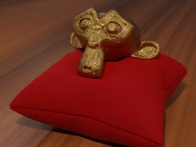 Photo Realestic Golden Monkey Low-poly 3D model