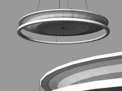 Circus s1500 Pendant light Low-poly 3D model