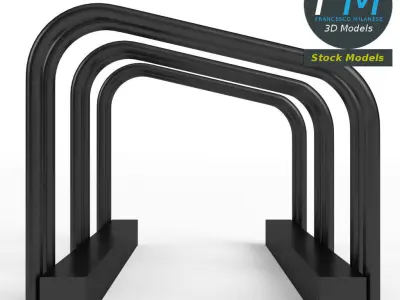 Bicycle racks 2 3D model