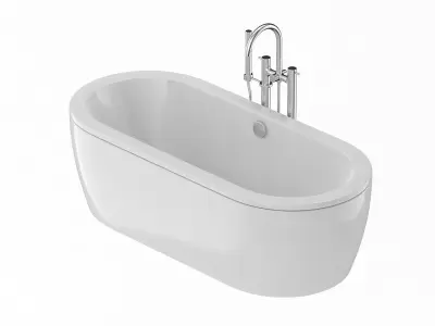 TOTO Cast Iron Nexus Bathtub 3D model