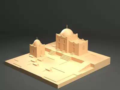 Al Nejashi Mosque 3D print model