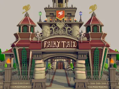 Fairy Tail Guild Building - 3D 3D model