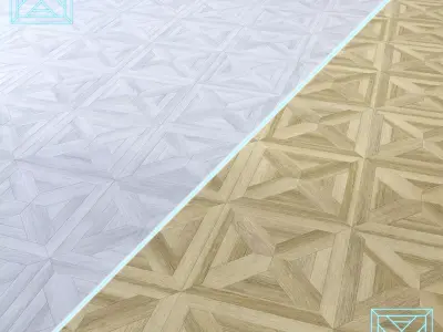 Parquet - Laminate - Wooden floor 2 in 1 Low-poly 3D model 176