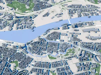 Gothenburg City Sweden 3D model