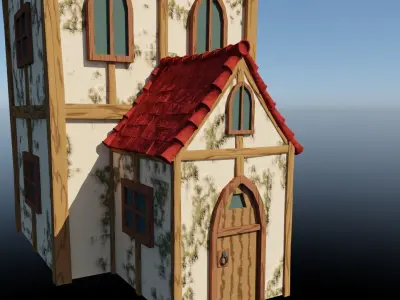 Medieval House  3D model 3