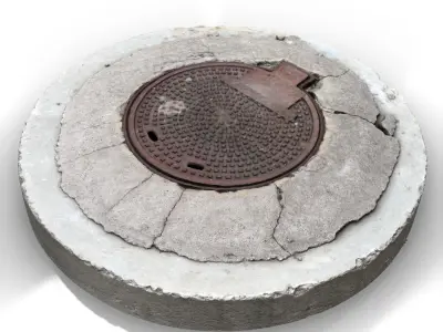 Sewer Lid A3 3D model