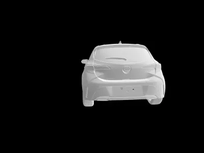 3D SCAN DATA TOYOTA COROLLA E210 HATHBACK EXTERIOR 3D model