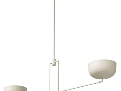 Lulu and Georgia linear chandelier Talley 3D model