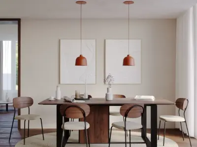 Dining Set 04 3D model purchase