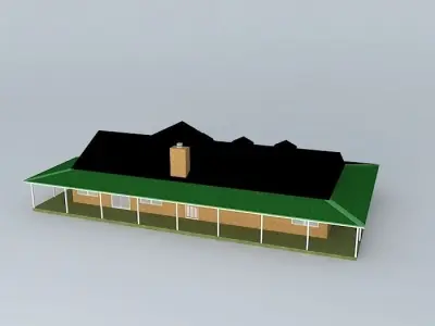 Ranch House Free 3D model