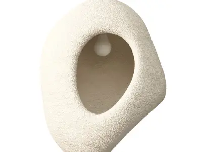 Art Wabi Sabi Pendant Light 3D model