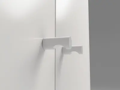 KLEPPSTAD - Wardrobe 2 doors IKEA based - 3D model