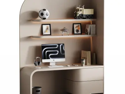 Modern Workplace 202 3D model