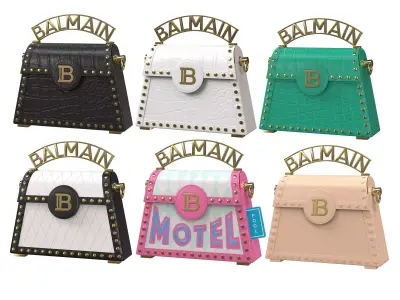 Balmain B-Buzz Dynasty Small Bag 3D Model Pack