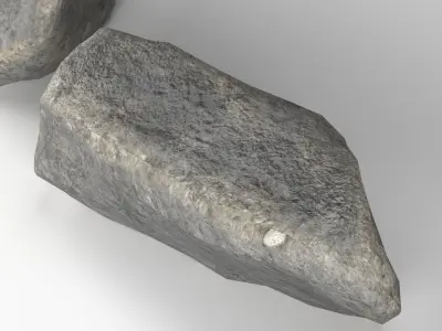 Stones Pack v1   Low-poly 3D model