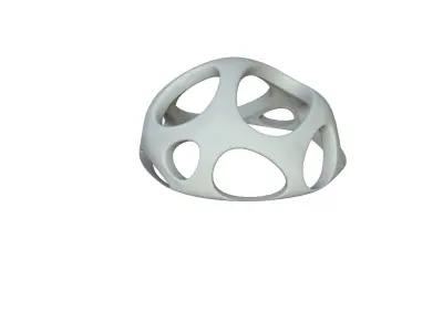 SciFi Cube Object No 54812 Low Poly Shape Low-poly 3D model