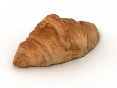 Croissant 001 3D model