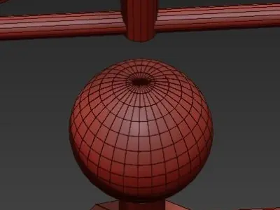 AERIN table lamp with shade 3D model