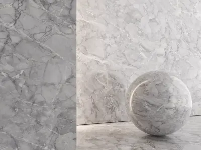 Marble Silver Gray Porcelain Tile 35 Texture