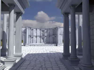 Roman Ancient City 3D model