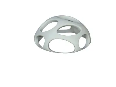 SciFi Cube Object No 54814 Low Poly Shape Low-poly 3D model