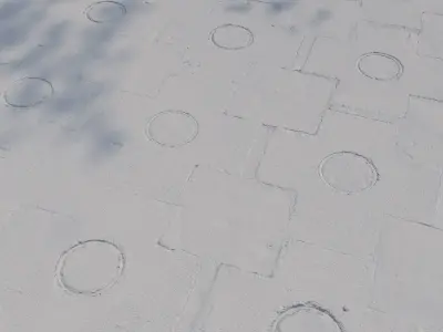 Ultra realistic Concrete floor Hq 3 3D model