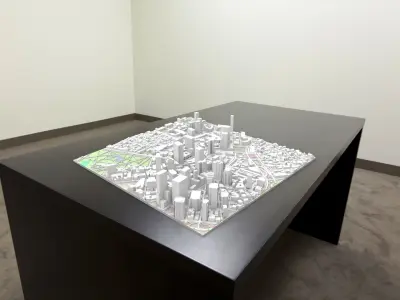 Cityscape Boston Massachusetts United States 3D model