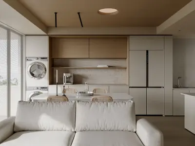 Apartment interior scenes     3D model 27