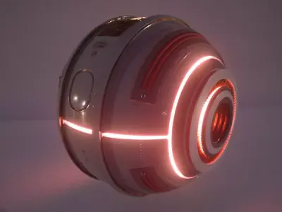 Spherical Drone  3D model