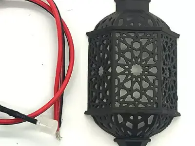 Geometric Lantern 3D Printable Model Model 3D MOB18P 3D print model