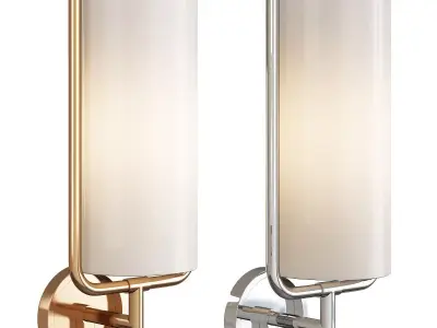 Geometric Sconce Low-poly 3D model
