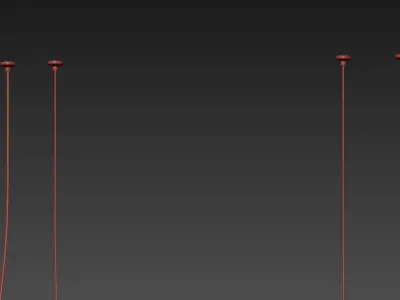 ASPEN SH pendant from B LUX 3D model